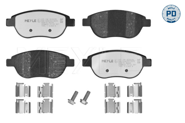 Placute frana MEYLE 025 236 0019/PD