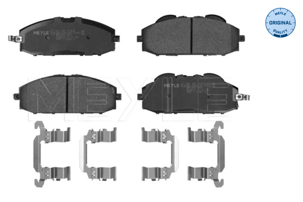 Placute frana MEYLE 025 236 1118/W