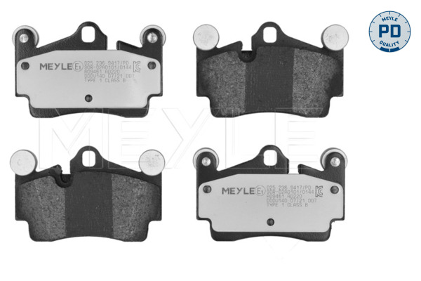 Placute frana MEYLE 025 236 9417/PD