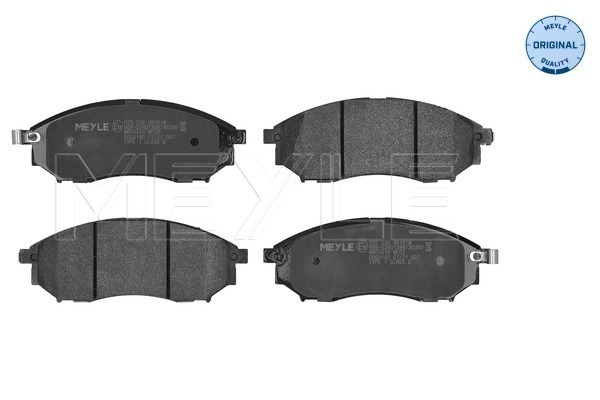Placute frana MEYLE 025 236 9816/W