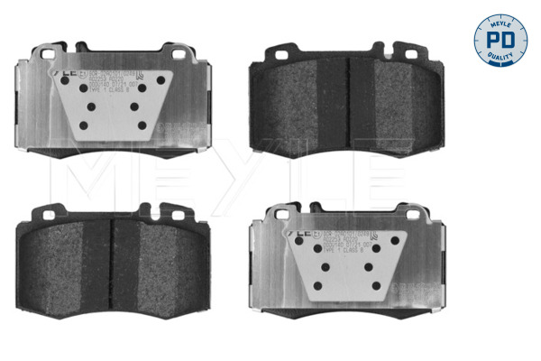 Placute frana MEYLE 025 237 4517/PD