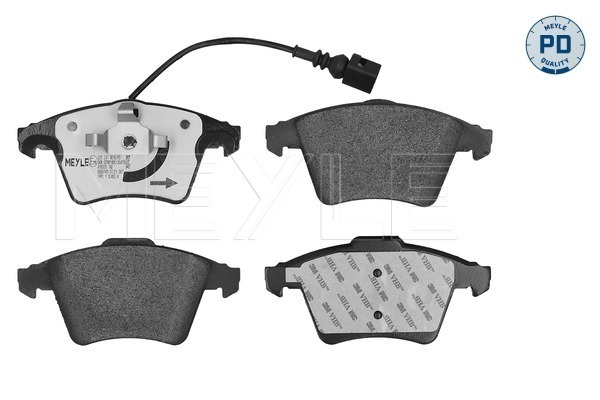 Placute frana MEYLE 025 237 4619/PD