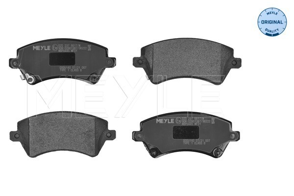 Placute frana MEYLE 025 237 6617/W