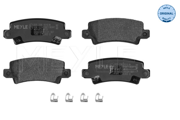 Placute frana MEYLE 025 238 1616/W