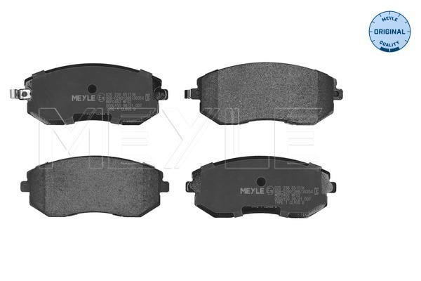 Placute frana MEYLE 025 238 6517/W