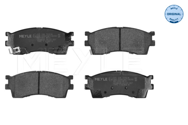 Placute frana MEYLE 025 238 7316/W