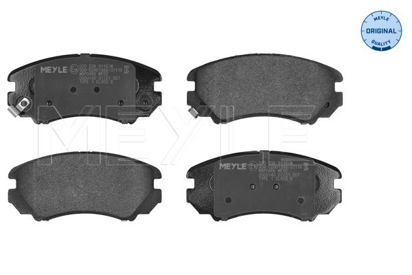 Placute frana MEYLE 025 238 9116/W