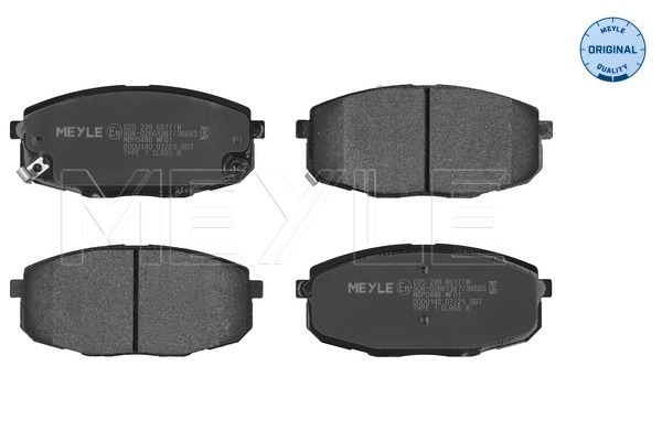 Placute frana MEYLE 025 239 6617/W