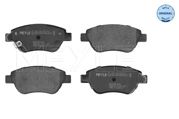 Placute frana MEYLE 025 239 8217/W