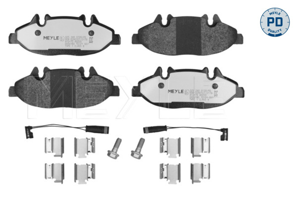 Placute frana MEYLE 025 240 0720/PD