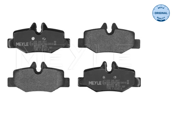 Placute frana MEYLE 025 240 0817