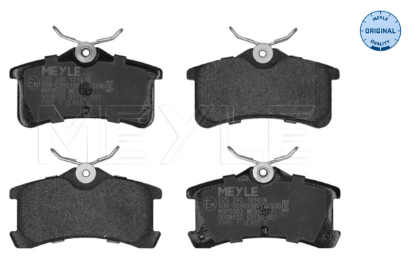 Placute frana MEYLE 025 240 1314/W