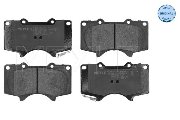Placute frana MEYLE 025 240 2417/W