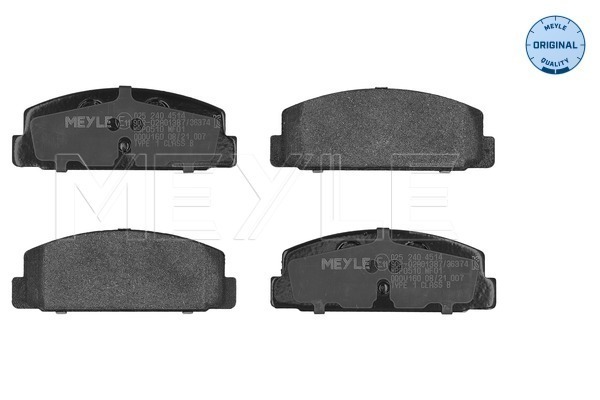 Placute frana MEYLE 025 240 4514
