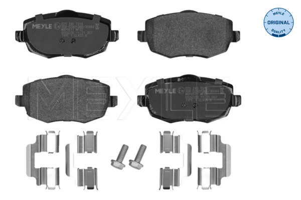 Placute frana MEYLE 025 240 7316
