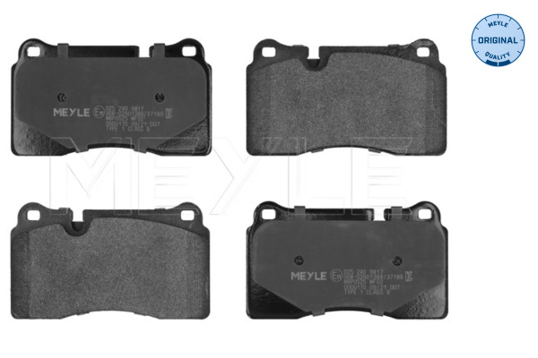 Placute frana MEYLE 025 240 9817