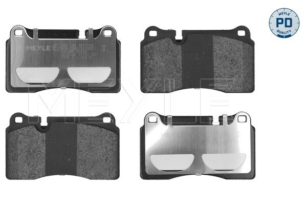 Placute frana MEYLE 025 240 9817/PD