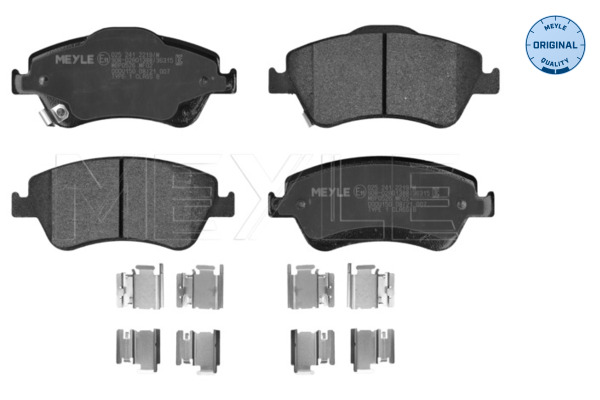 Placute frana MEYLE 025 241 2219/W