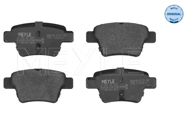 Placute frana MEYLE 025 241 5017