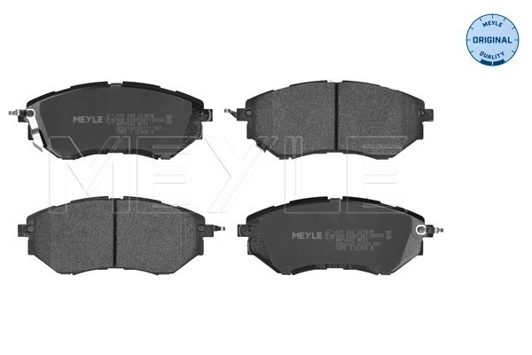 Placute frana MEYLE 025 242 2218/W