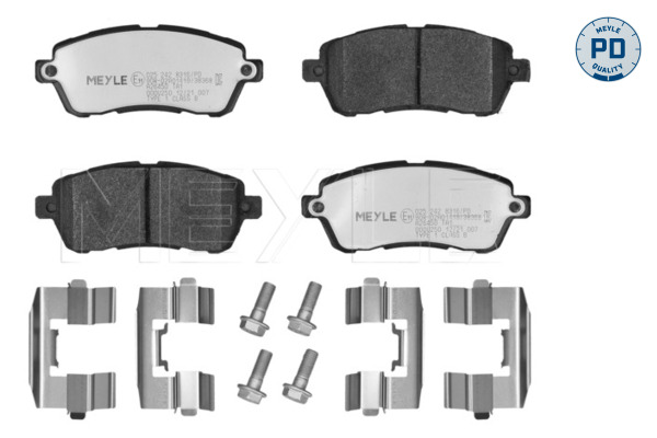 Placute frana MEYLE 025 242 8316/PD