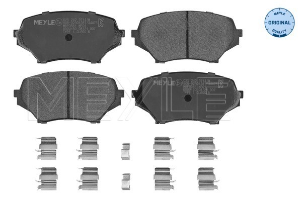 Placute frana MEYLE 025 242 9714/W