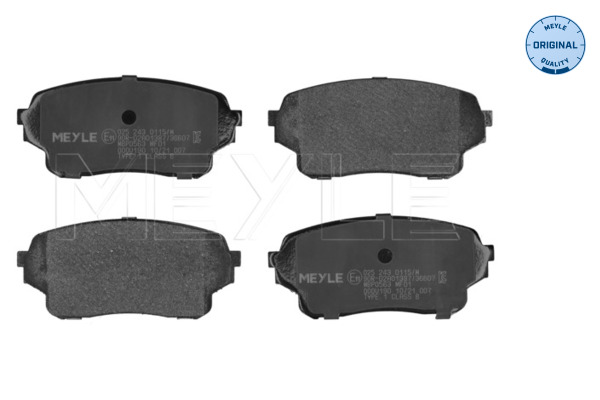 Placute frana MEYLE 025 243 0115/W