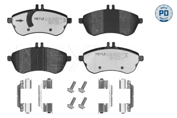 Placute frana MEYLE 025 243 0620-2/PD