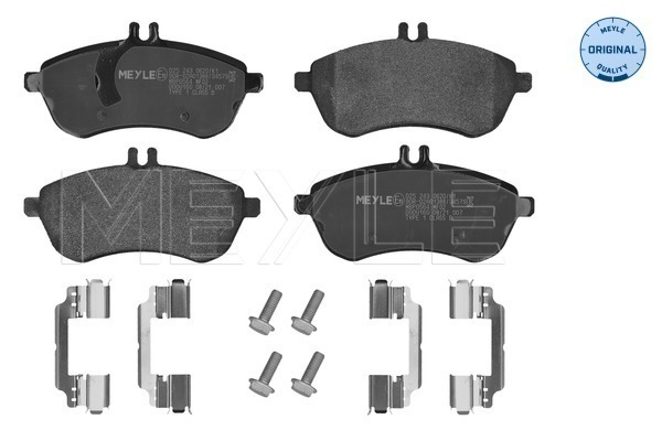 Placute frana MEYLE 025 243 0620/K1