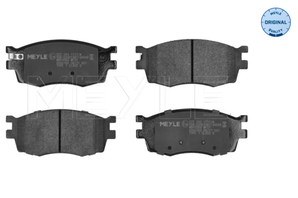 Placute frana MEYLE 025 243 1717/W