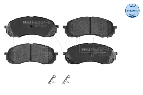 Placute frana MEYLE 025 243 7217/W