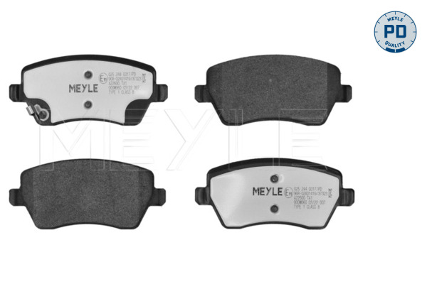 Placute frana MEYLE 025 244 0317/PD