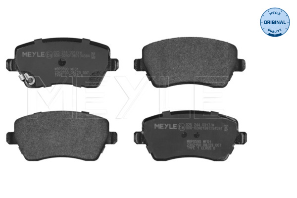 Placute frana MEYLE 025 244 0317/W