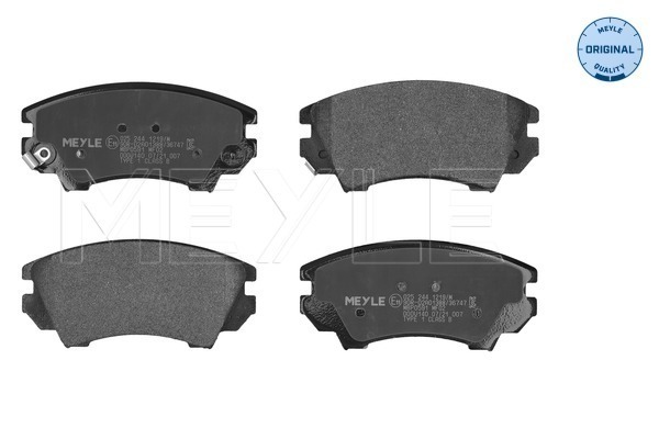 Placute frana MEYLE 025 244 1219/W