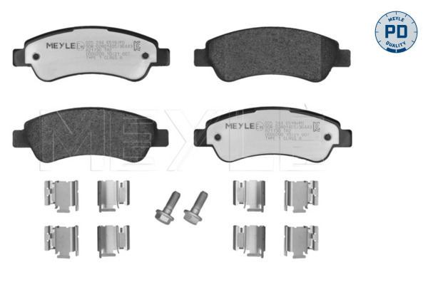 Placute frana MEYLE 025 244 6519/PD