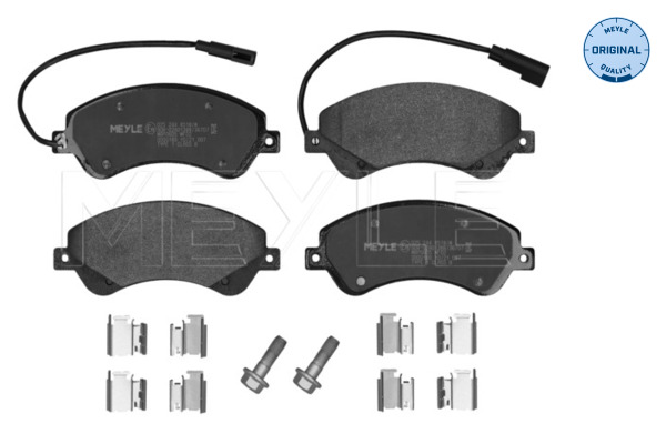 Placute frana MEYLE 025 244 8518/W