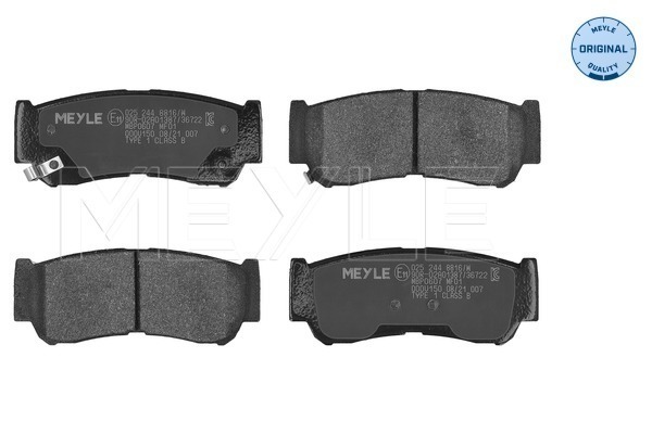 Placute frana MEYLE 025 244 8816/W