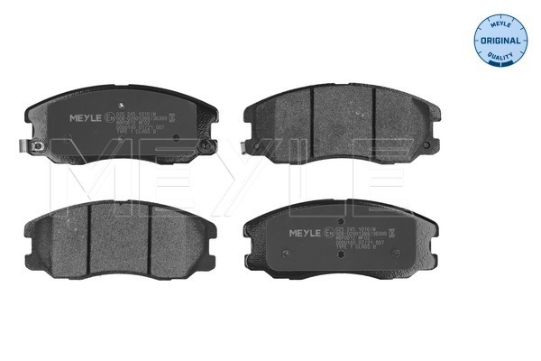 Placute frana MEYLE 025 245 1016/W