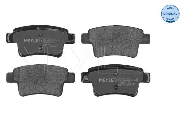 Placute frana MEYLE 025 245 4016