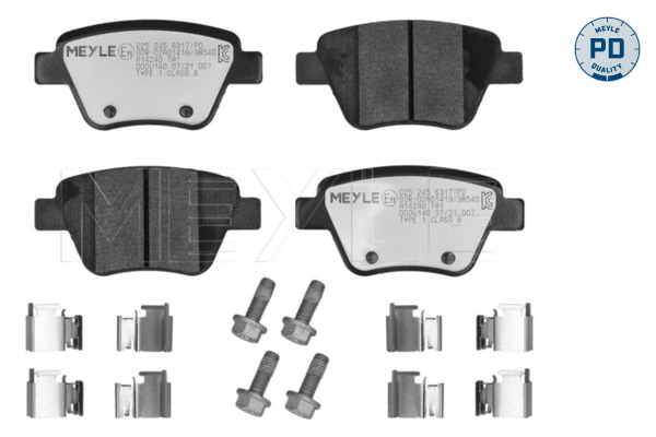 Placute frana MEYLE 025 245 6317/PD