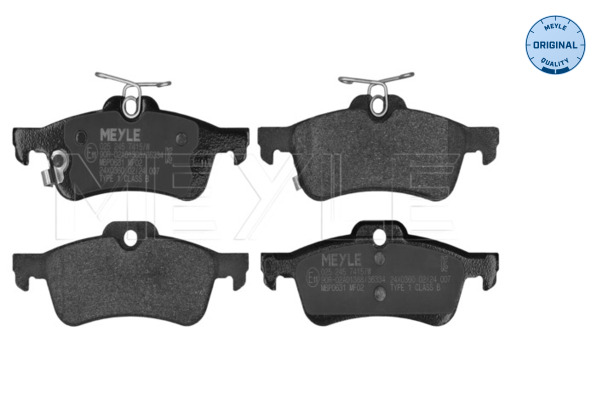 Placute frana MEYLE 025 245 7415/W