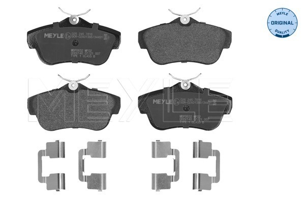 Placute frana MEYLE 025 245 7816