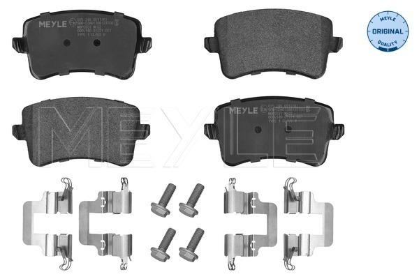 Placute frana MEYLE 025 246 0617/K1