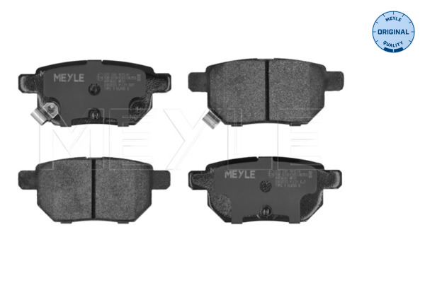 Placute frana MEYLE 025 246 1015/W