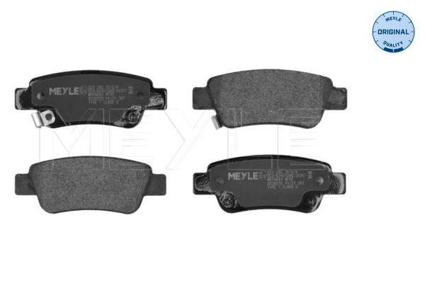 Placute frana MEYLE 025 246 3516/W