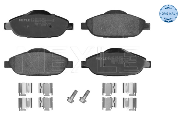 Placute frana MEYLE 025 246 6017