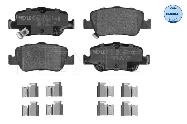 Placute frana MEYLE 025 246 6415/W