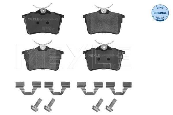 Placute frana MEYLE 025 247 6516/W