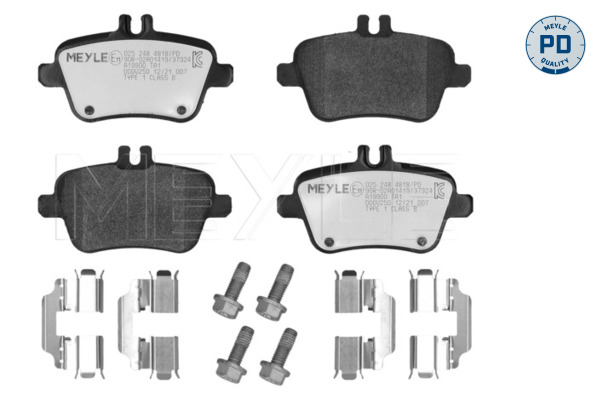 Placute frana MEYLE 025 248 4818/PD