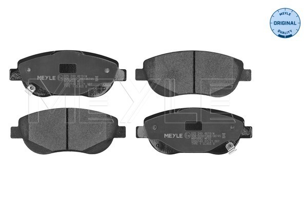 Placute frana MEYLE 025 249 4619/W